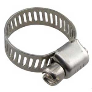Hose Clamp, #104, All Stainless Steel, 6-1/8