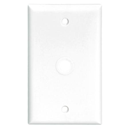 Cover Plate, TV/Phone, White