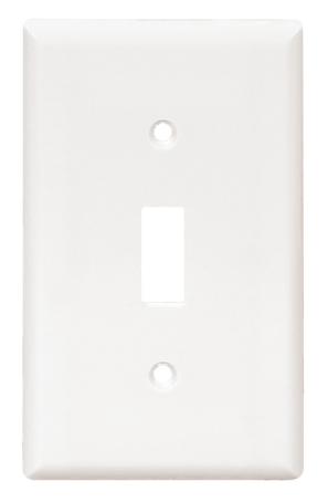 Cover Plate, Single Switch, White
