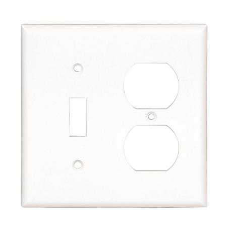 Cover Plate, Switch/Receptacle, White