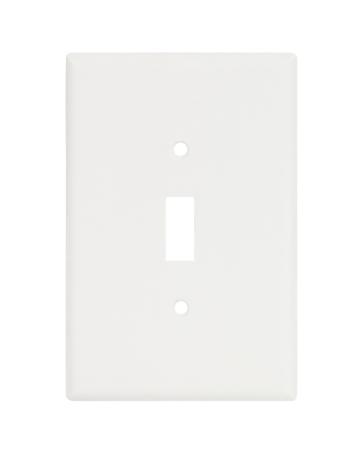 Cover Plate, Single Switch, Oversize, White