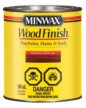 Wood Stain, SEDONA RED, 946 ml, Minwax Wood Finish