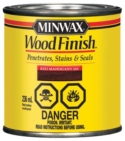 Wood Stain, RED MAHOGANY, 236 ml, Minwax Wood Finish