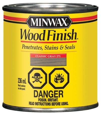 Wood Stain, CLASSIC GREY, 236 ml, Minwax Wood Finish