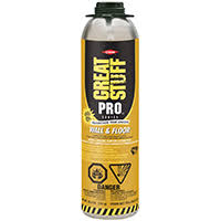 Spray Foam, Great Stuff Pro, Wall & Floor Adhesive, 26.5oz, GUN REFILL