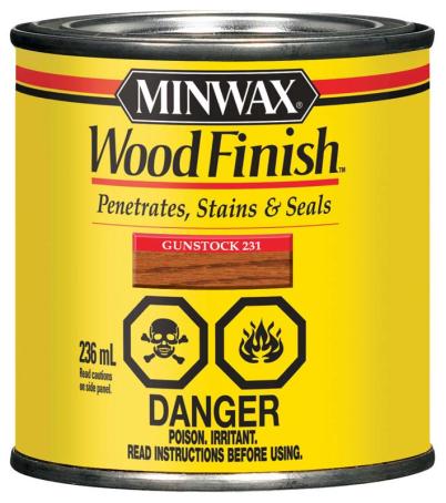 Wood Stain, GUNSTOCK, 236 ml, Minwax Wood Finish