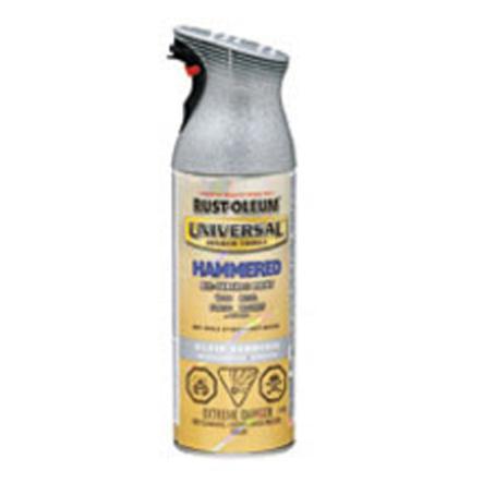 Rustoleum Spray Paint, All Surface Universal, METALLIC HAMMERED SILVER, 312 gram