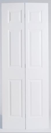 Bifold Door, COLONIST (6-Panel Textured) 24