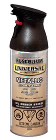 Rustoleum Spray Paint, All Surface Universal, METALLIC OIL-RUBBED BRONZE, 312 gram