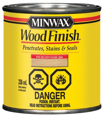 Wood Stain, PICKLED OAK, 236 ml, Minwax Wood Finish