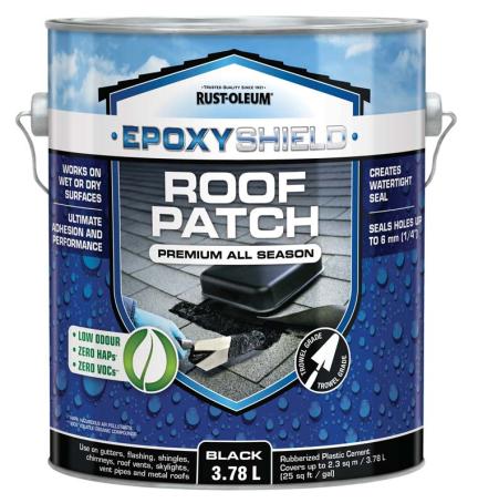Roof Repair, Black Epoxy Shield, 3.78 liter pail