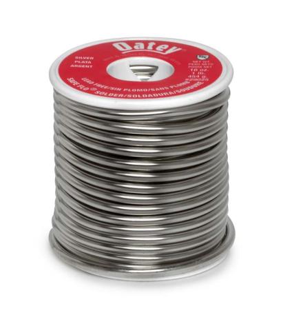 Solder, Solid Wire Lead-Free, 454 gram, OATEY #29025 (for plumbing use)