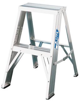Step Ladder, 2 foot, Aluminum, Grade 2 (225 pounds), LP-502