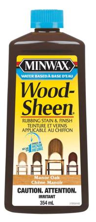 Wood-Sheen, Water-Based, MANOR OAK, 354 ml, Minwax