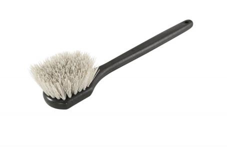 Scrub Brush, Long Handle, Poly Fiber