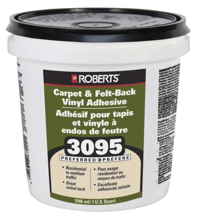 Flooring Adhesive, Multi-Purpose RTU, Roberts #3095, 946 ml (carpet, sheet vinyl)