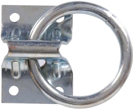 Hitching Ring/Plate, Zinc Plated, 1/pkg