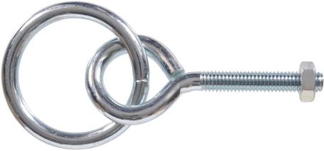 Hitching Ring, with Eye Bolt, 3/8