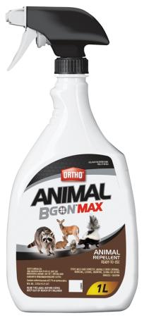 Animal Repellent, Animal B-Gon MAX, RTU, 1 liter Spray