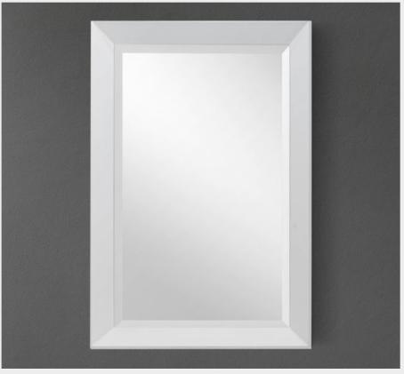 Mirror, White Framed, 24