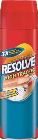 Carpet Cleaner, RESOLVE High Traffic Stain Remover, 623 g spray