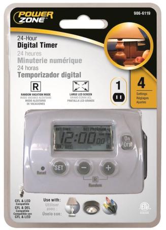 Timer, Plug-In, One Outlet, 2-Prong, Digital, 7-Day/4 Program, (TNID7111)