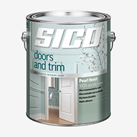 Interior Paint, Latex, SICO DOOR & TRIM, Pearl, Pure White, 946 ml