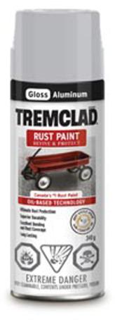 Rust Paint, Tremclad, Aluminum, 340 gram Spray