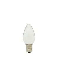 Light Bulb, LED, Nightlight C7, 1 watt, Clear, Non-Dimmable, 1/pkg