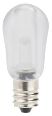 Light Bulb, LED, Mini S6 Indoor/Outdoor, 1 watt, Clear, Non-Dimmable, 1/pkg
