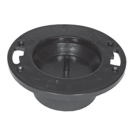 Toilet Flange, Non-Adjustable, with Test Cap, 3