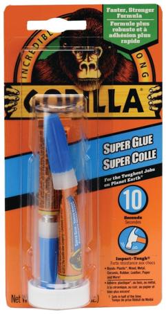 Gorilla Glue, Super Glue, 3g, 2/pkg