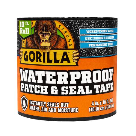 Gorilla Tape, Waterproof Patch & Seal Tape, 100mm x 3m