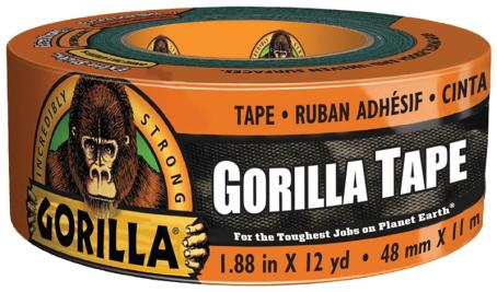 Gorilla Tape, Black, 48mm x 11m