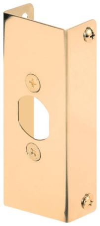 Door Reinforcer Kit, Door Edge & Frame, Brass, U9567
