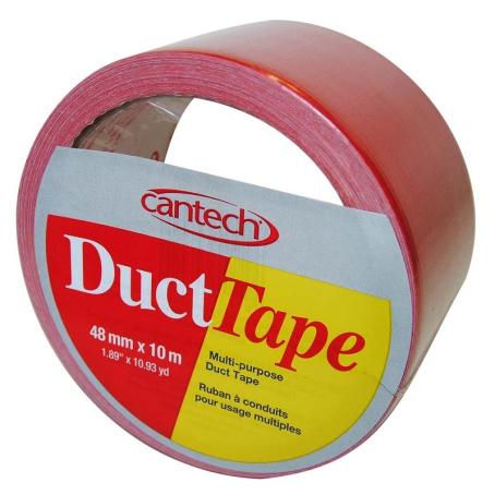 Duct Tape, Cloth, Red, 48mm x 10m (1241686)