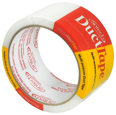 Duct Tape, Cloth, White, 48mm x 10m (1241728)