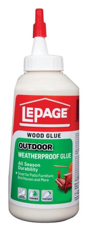 Outdoor Weatherproof Wood Glue, Lepage, 400ml