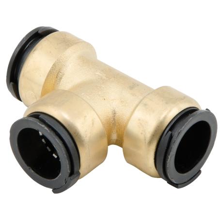 Elbow, Quick-Connect, Brass, 3/4