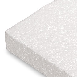 Sheet Insulation, Styrocoat White Beadboard, 4' x 8' x .5