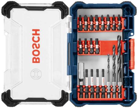 Impact Driver Accessory Set, 20 piece, with Case, Bosch Impact Tough