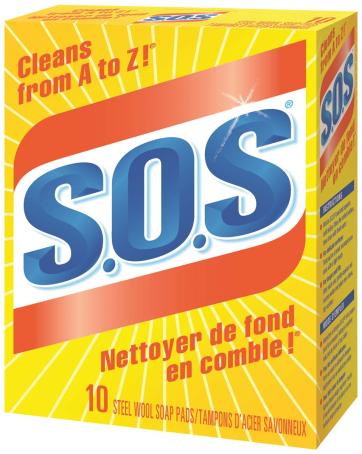 SOS Soap Pads, 10/pkg, #98028