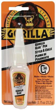 Gorilla Glue, Interior/Exterior, White, All-Purpose, 22.2 ml
