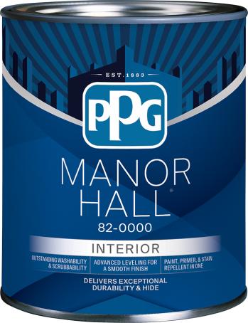 Paint, Interior, Acrylic Latex, MANOR HALL, Flat, Pastel Base, 3.78 litre (2020)