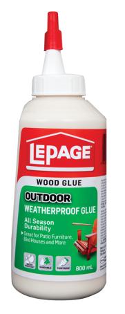 Outdoor Weatherproof Wood Glue, Lepage, 800ml