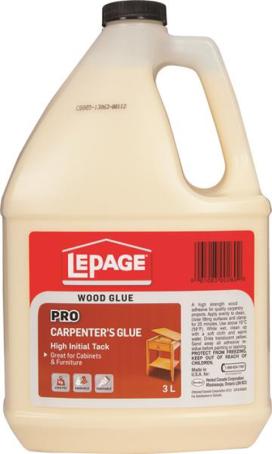 Pro Carpenter Glue, Lepage, 3.0 liter