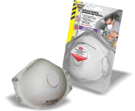Dust Mask, with Exhalation Valve, Disposable, N95, 1/pkg (non-toxic dusts)