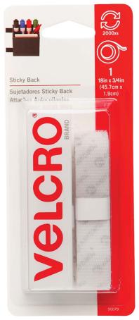 Velcro Strip, Peel & Stick, 3/4