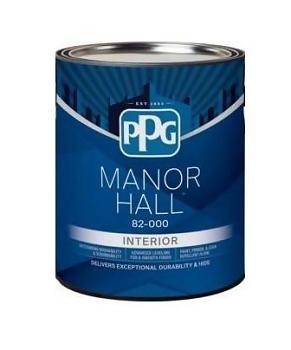 Paint, Interior, Acrylic Latex, MANOR HALL, Satin, Midtone Base, 850 ml (2020)