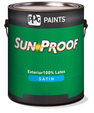 Paint, Exterior, Acrylic Latex, SUNPROOF, Satin, Midtone Base, 3.78 liter (2020)